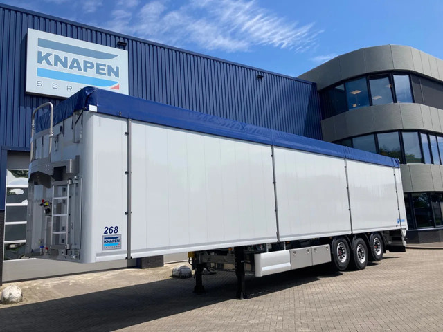 Knapen Trailers K200 - 91m3 steering axle NLA, 2x lift axle and high-pressure cleaner *rental / Vermietung*