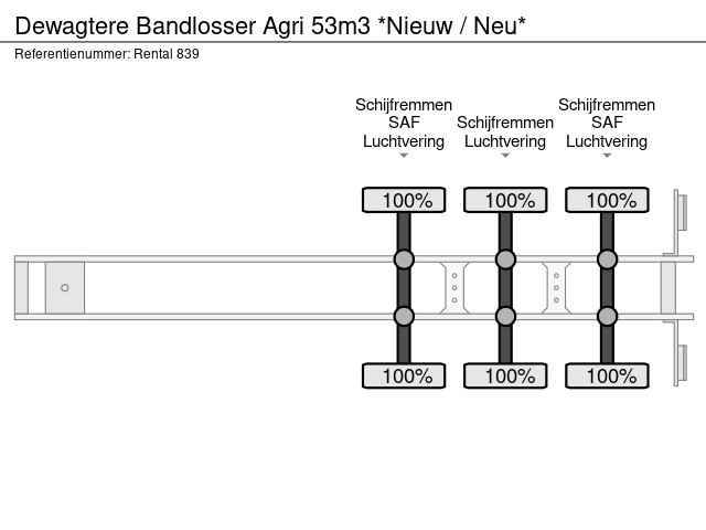 Dewagtere Bandlosser Agri 53m3 *Nieuw / Neu* - Image 16